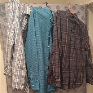 Izod Men's Casual Shirts - Plaid and Checkered Patterns